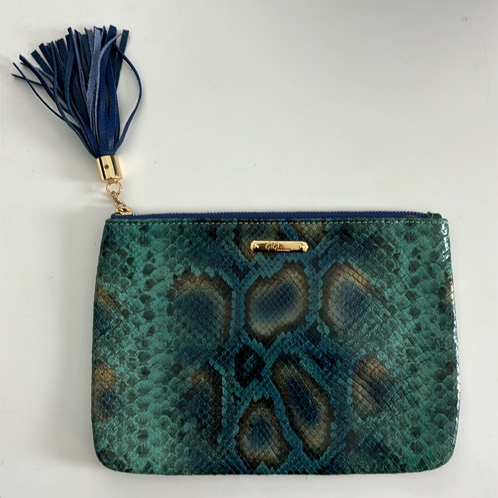 Gigi Ny Python Zip Pouch